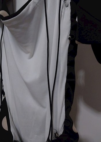 Puantiye Desenli Siyah Mini Elbise - Görsel 3