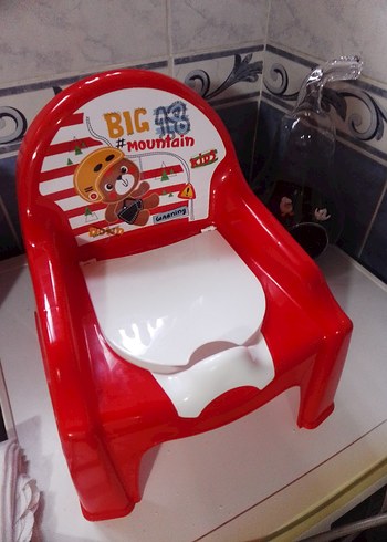 Renkli Kırmızı Çocuk Sandalyesi - Görsel 3