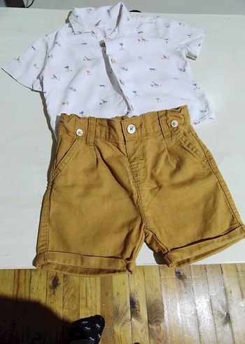 Erkek Çocuk Kısa Kollu Pamuklu Baskılı Gömlek - Görsel 4