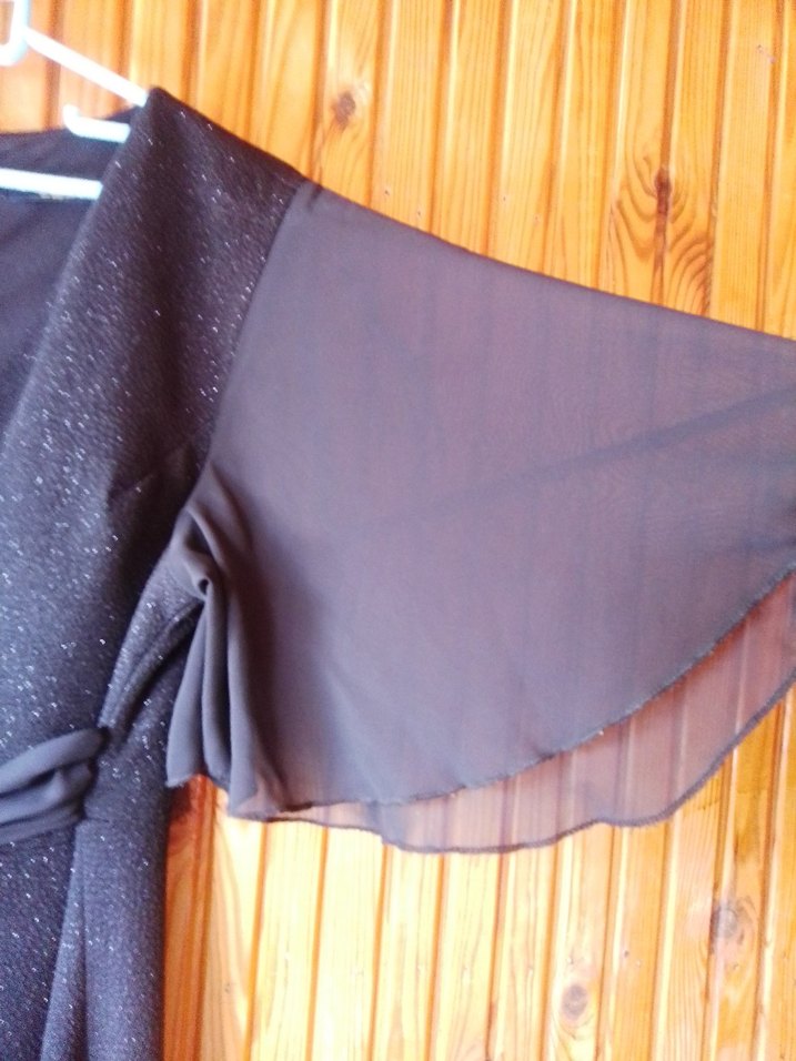 Lacivert Drapeli Uzun Kadın Abiye Elbise - Görsel 5