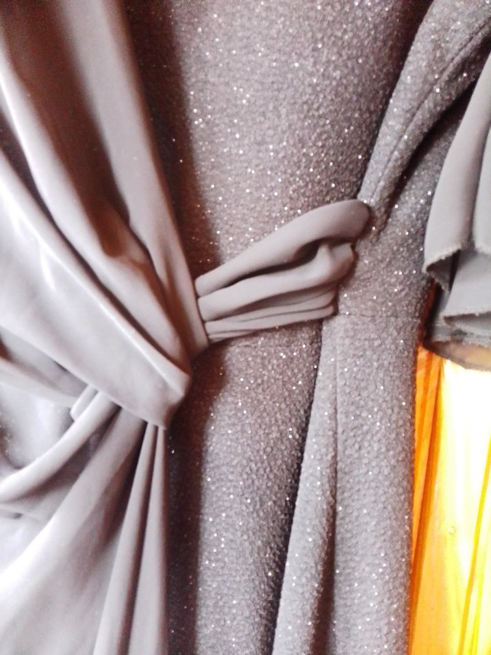 Lacivert Drapeli Uzun Kadın Abiye Elbise - Görsel 2