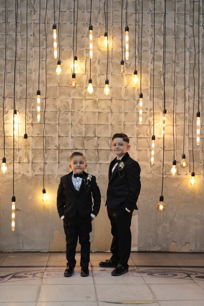 Sünnet Kıyafeti.  Siyah Çocuk Takım Elbise - Görsel 2