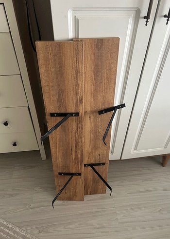 Koyu Kahverengi Ahşap Petek Rafı