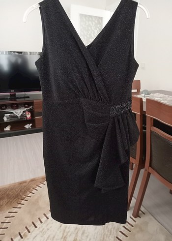 siyah abiye mini