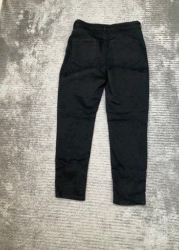 30 Beden siyah Renk Siyah Kadın Normal Boy Denim Jean