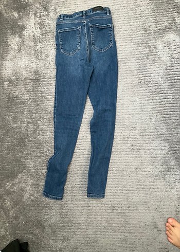 26 Beden Kadın Mavi Slim Fit Midi Kot Pantolon