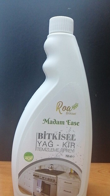 Bitkisel yağ-kir temizleme spreyi