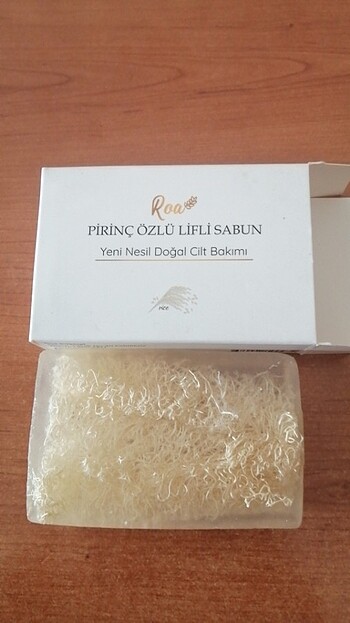 Pirinç özlü doğal lifli sabun 100 gr