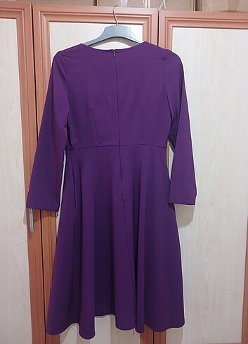 Zara Midi Boy Cepli Elbise