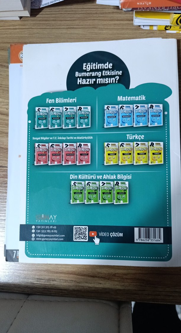 7. Sınıf Fen Bilimleri Haftalık Denemeler Kitabı - Görsel 2