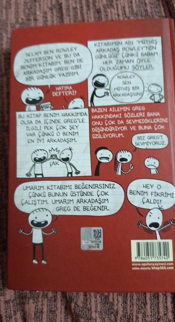 Müthiş Arkadaş - Rowley'nin Günlüğü Jeff kinney - Görsel 2