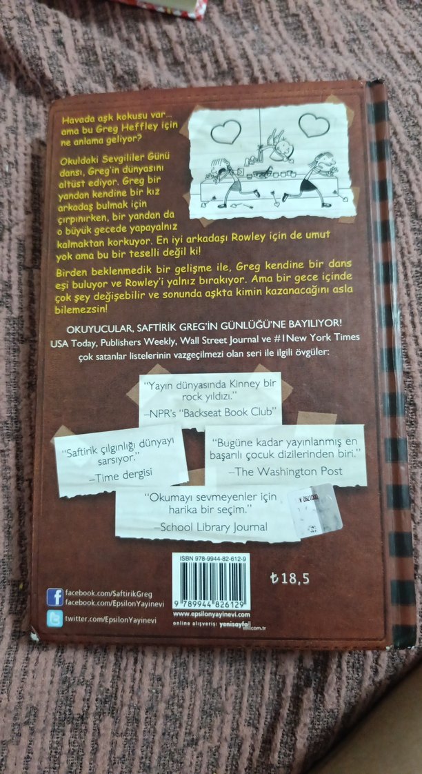 Saftirik Greg'in Günlüğü Ah Kalbim! 7. kitap - Görsel 2