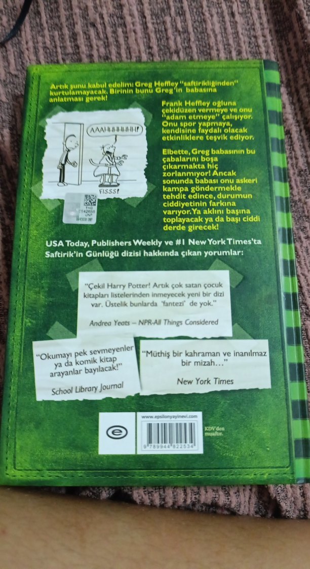 Saftirik Greg'in Günlüğü - Türünün Son Örneği 3.kitap - Görsel 2