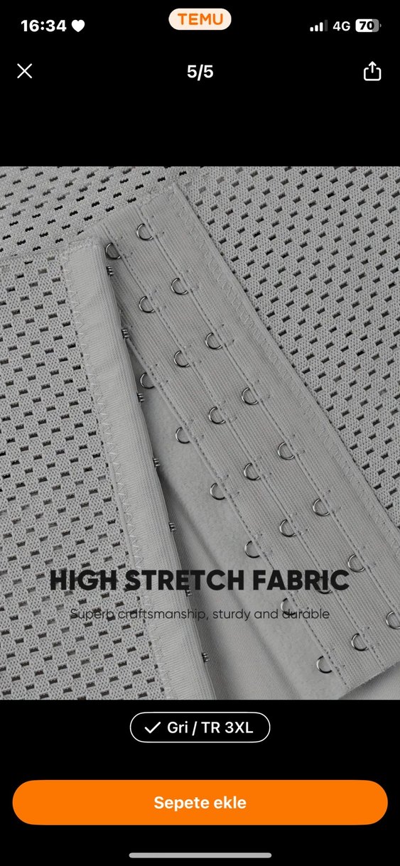 Kadın Gri Yüksek Bel Toparlayıcı külot - Görsel 3