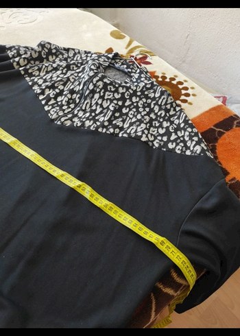 Siyah Uzun Kollu Siyah Elbise - Görsel 4