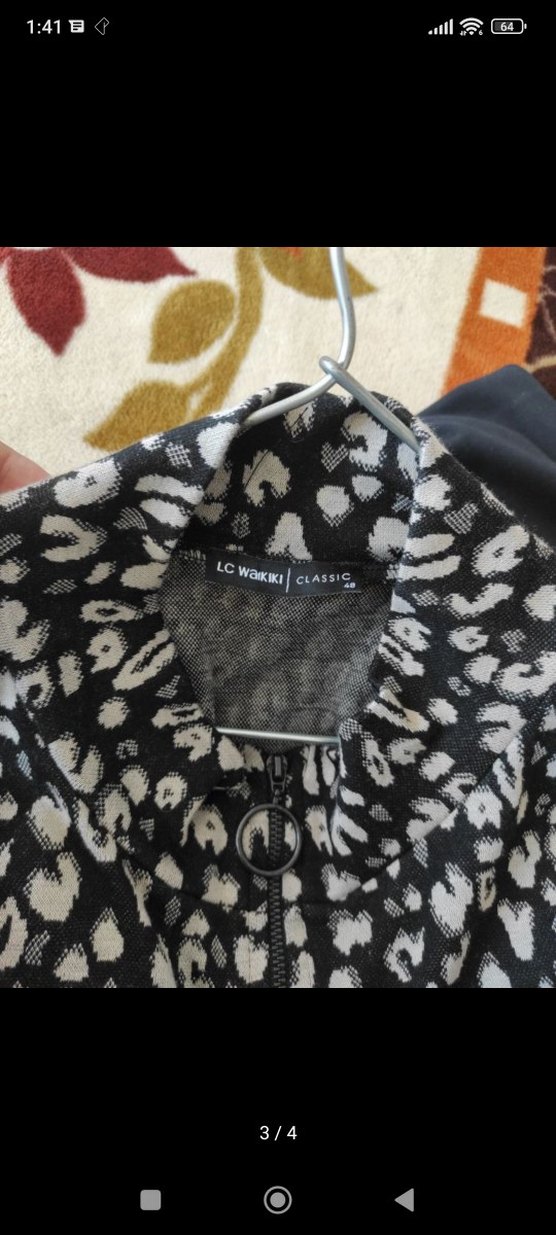 Siyah Uzun Kollu Siyah Elbise - Görsel 3