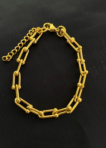 Gold Ataç Çelik Bileklik