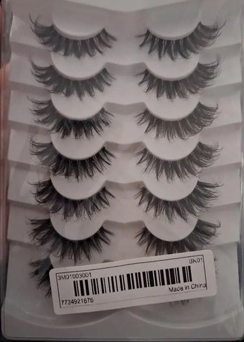 Yoğun Siyah Takma Kirpik Seti - Görsel 2