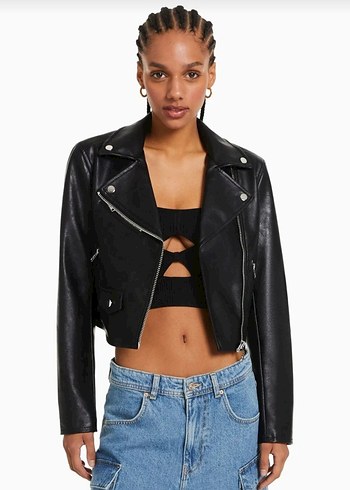 Zara deri ceket - Görsel 2