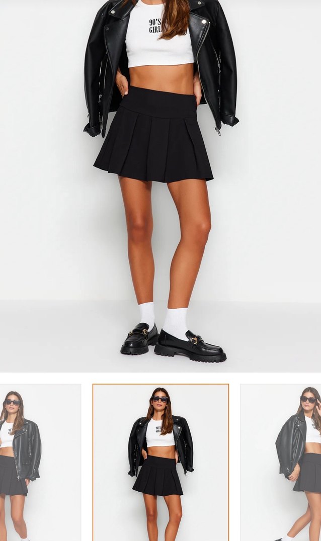 Siyah mini etek - Görsel 2