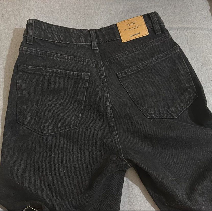Zara taşlı jean - Görsel 2