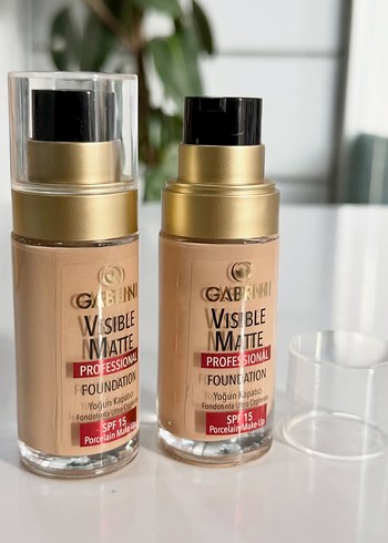 Gabrini Visible Matte Profesyonel Fondöten SPF15 - Görsel 2