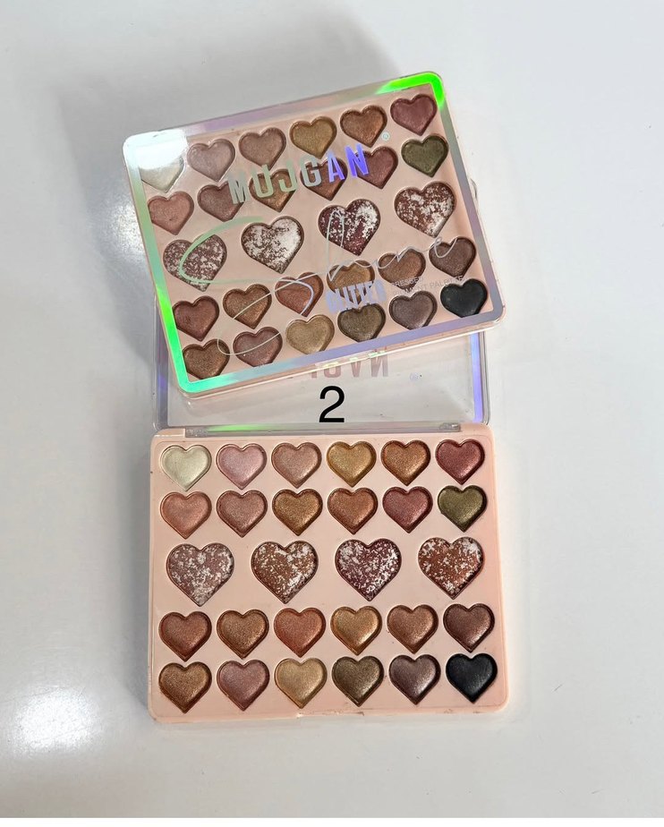 Çok Renkli Kalp Far Paleti - Görsel 2