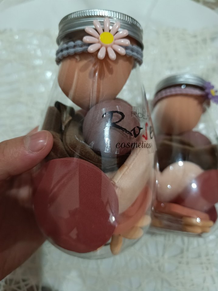 Pastel Tonlarda Bej Makyaj Süngeri Seti - Görsel 2