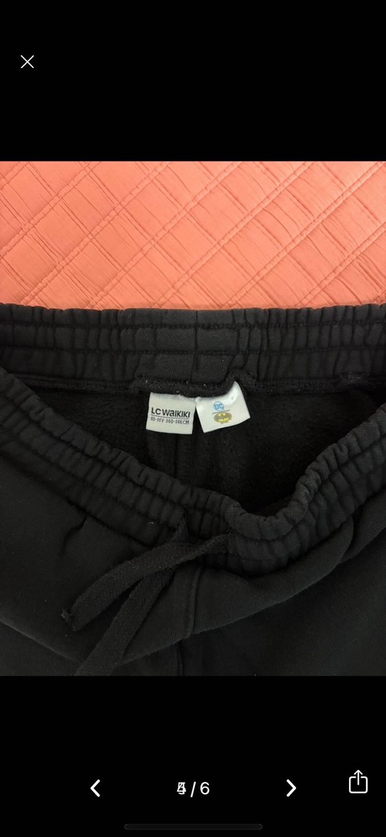 Takım alt-üst Batman Baskılı Gri Erkek Sweatshirt - Görsel 4