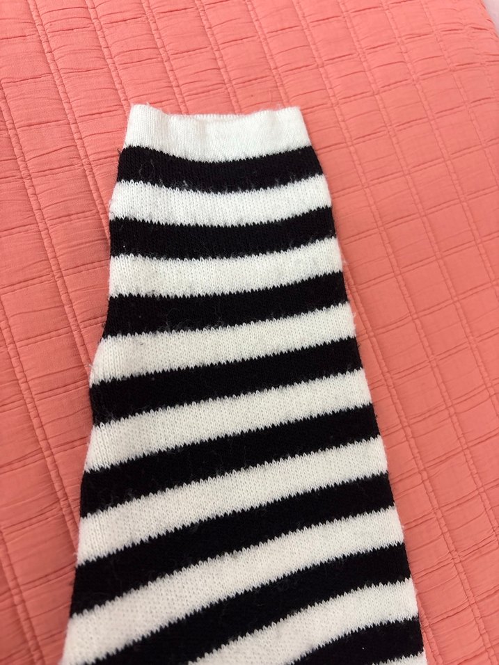 Mavi marka Kadın Siyah Beyaz Çizgili Polo Yaka Kazak - Görsel 4