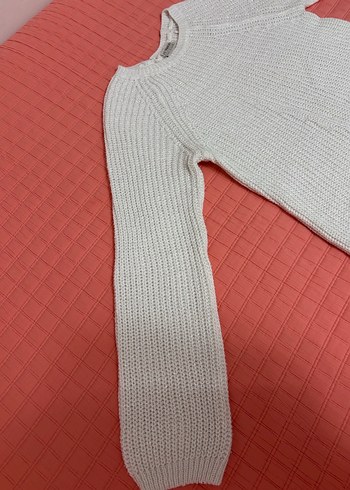 lcw kız çocuk 
 Örgü Bisiklet Yaka Uzun Kollu Kazak - Görsel 5