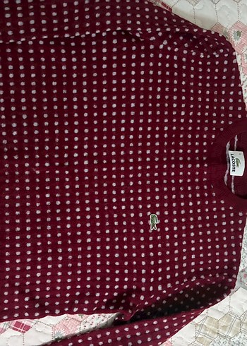 Bordo kız çocuk kazak - Görsel 3