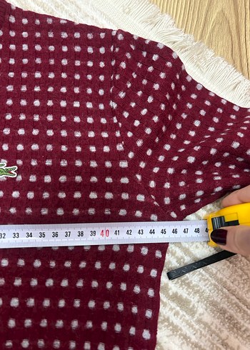 Bordo kız çocuk kazak - Görsel 4