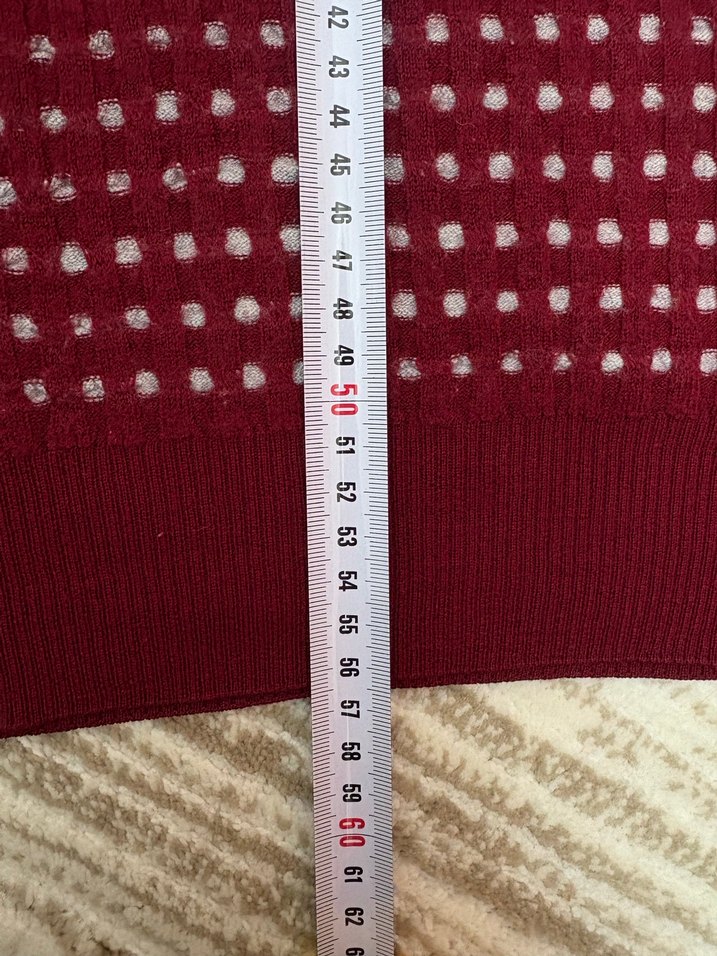 Bordo kız çocuk kazak - Görsel 5