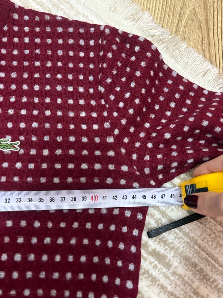 Bordo kız çocuk kazak - Görsel 4