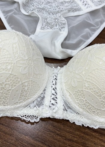 Pierre Cardin Üçlü dantel takım(külot,sütyen,gecelik)