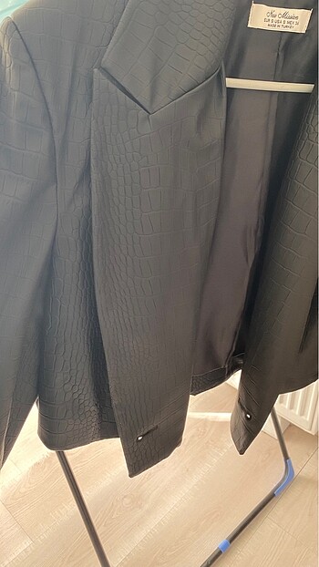 s Beden Deri crop blazer