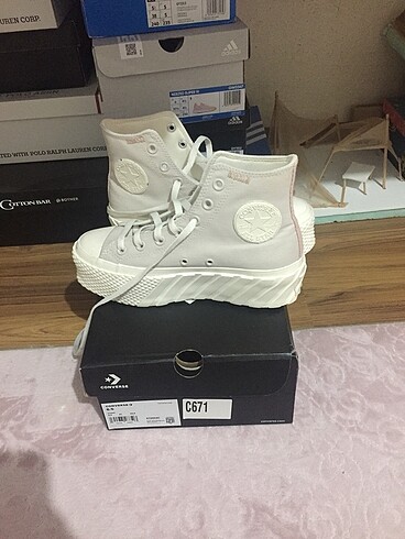 Converse platform ayakkabı