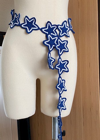 Pinterest örgü yıldız kemer - Görsel 3