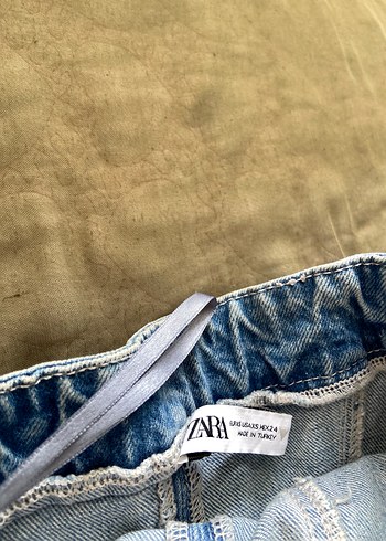 Düğmeli Kot Midi Straplez Elbise - Görsel 2