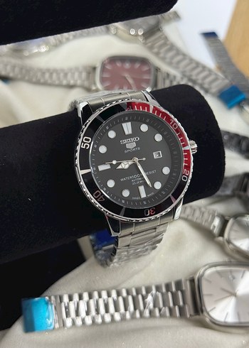 Diğer Seiko Siyah Celik Spor Saat