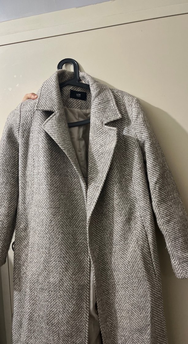 Uzun Desenli Kışlık Kaban - Görsel 2