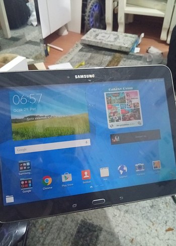 Mavi Samsung Tablet - Görsel 2