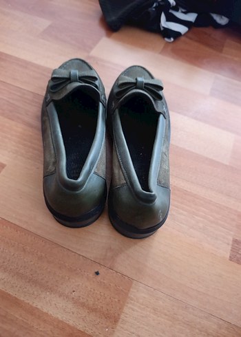 yeşil Tokalı Kız Çocuk Loafer Ayakkabı - Görsel 2