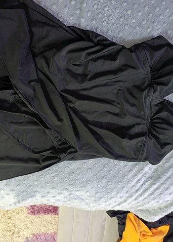 Kadın Mavi Kemerli Strappy Mayo - Görsel 5