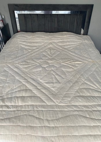 Pamuk saten yün yorgan - Görsel 2