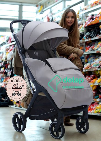 TEK ELLE KATLANIR OTOMATİK KABİN BEBEK ARABASI - Görsel 6