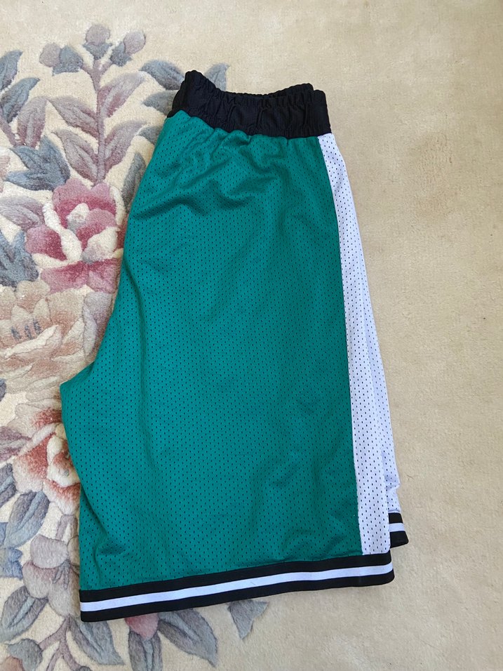 Kemerli Yeşil Erkek Spor Şortu - Görsel 3