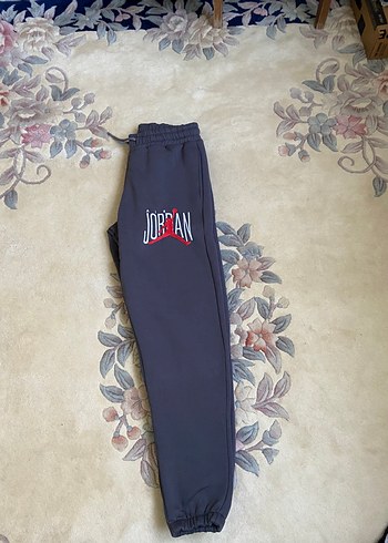 Jordan Nakışlı Gri Erkek Eşofman Altı - Görsel 3