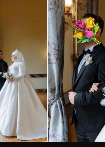 Özel Dikimdir.2024 yılında bir kere düğünde giyildi - Görsel 3